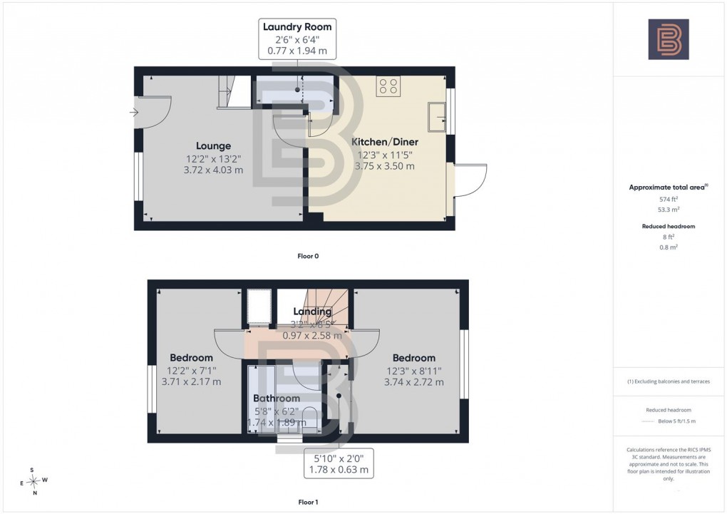 Floorplan for New Street, Rugby