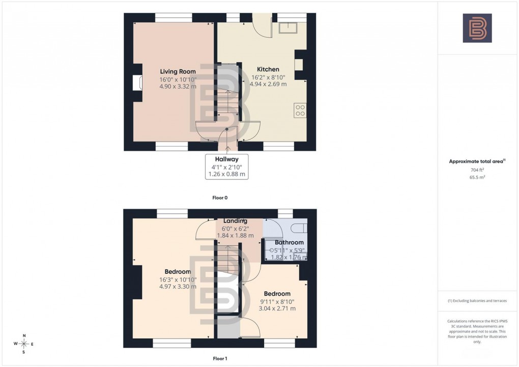 Floorplan for Abbey Street, Rugby