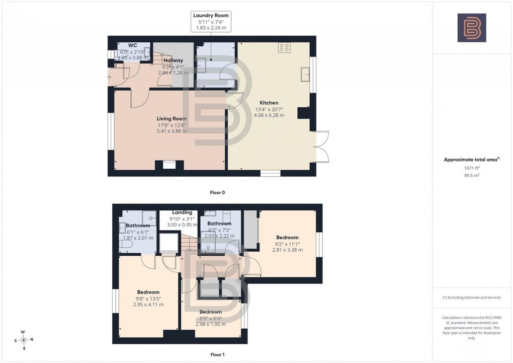 Floorplan for Manor Farm Drive, Catthorpe, Lutterworth