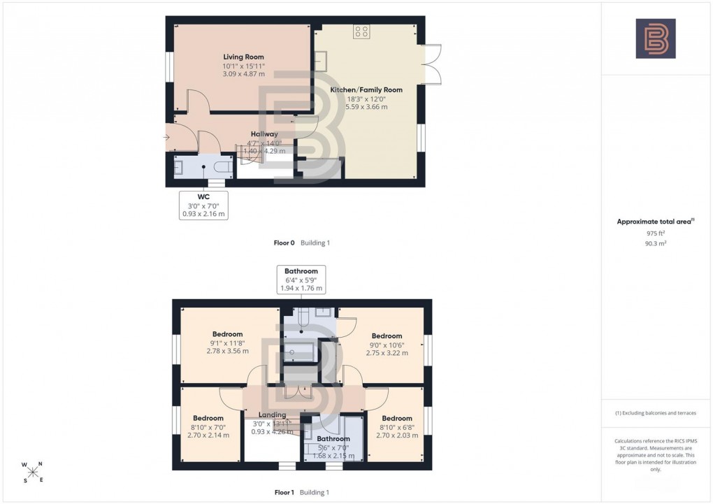 Floorplan for Vermilion Way, Rugby