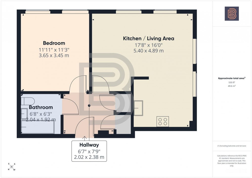 Floorplan for Bluemels Drive, Wolston, Coventry